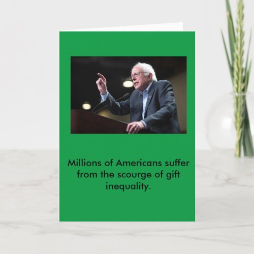Bernie Sanders Holiday Card