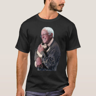 Bernie Sanders Hugging Cat Shirt Cute Animal Lover