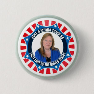 Bernie Sanders: Jane O'Meara Sanders 2020 Button