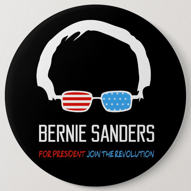 Bernie Sanders - Join The Revolution Pinback Button (Front)