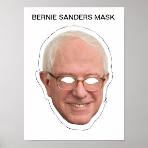 Bernie Sanders Mask Poster