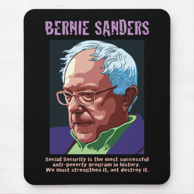 Bernie Sanders Mouse Pad (Front)
