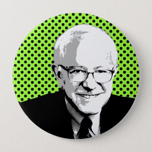 BERNIE SANDERS POP ART BUTTON