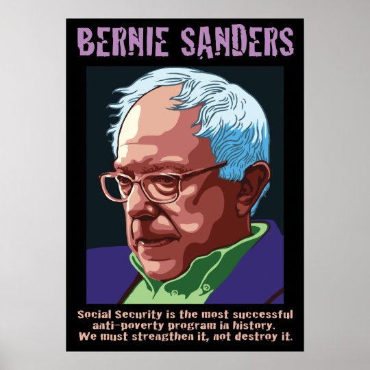 Bernie Sanders Poster | Zazzle.com