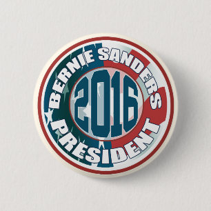 Bernie Sanders President 2016 Button