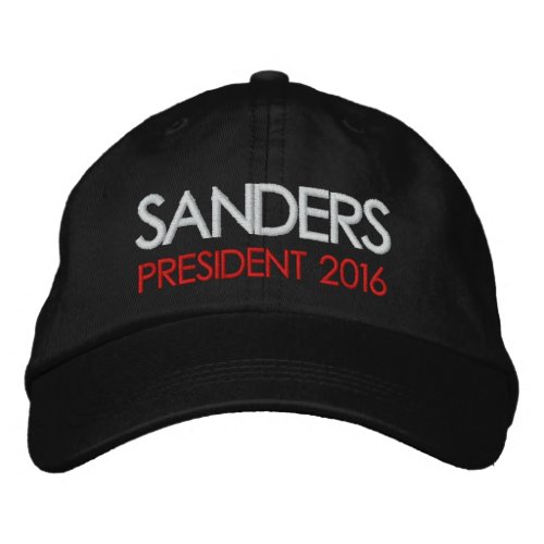 Bernie Sanders President 2016 Embroidered Baseball Cap