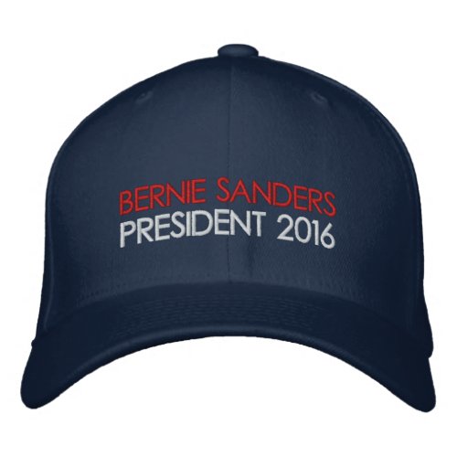 Bernie Sanders President 2016 Embroidered Baseball Hat