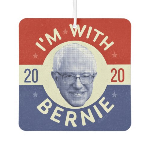 Bernie Sanders President 2020 Democrat Photo Retro Air Freshener