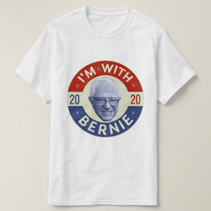 Bernie Sanders President 2020 Democrat Photo Retro T-Shirt