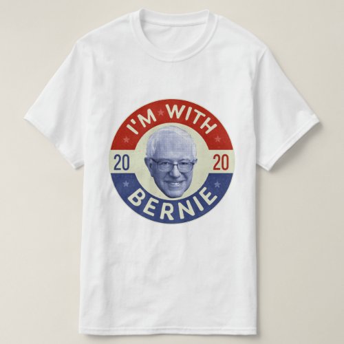 Bernie Sanders President 2020 Democrat Photo Retro T_Shirt