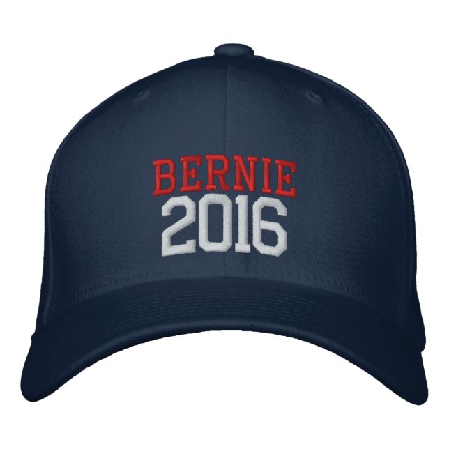 Bernie Sanders President in 2016 Embroidered Baseball Hat (Front)
