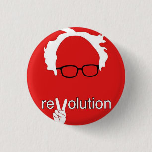 Bernie Sanders Revolution 2016 Pinback Button