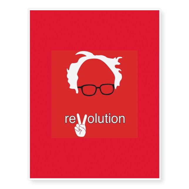 Bernie Sanders Revolution Tattoos (Front)