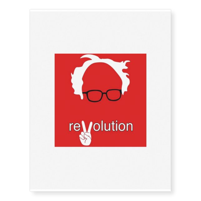 Bernie Sanders Revolution Tattoos (Front)