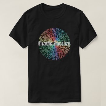 Bernie Sanders Shirt V.4 | Retro Circle Colorburst by Anything_Goes at Zazzle