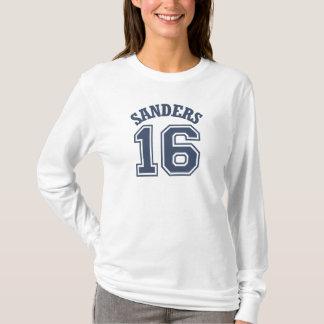 Bernie Sanders Sports Jersey Number 16 T-Shirt