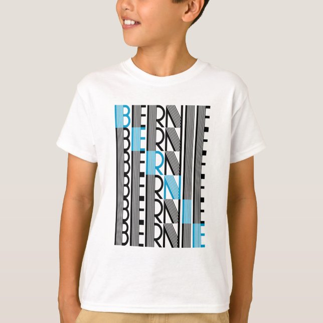 BERNIE sanders textual T-Shirt (Front)