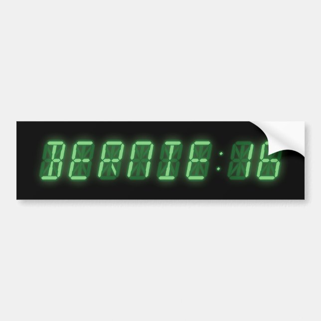 Bernie Sanders Time Bumper Sticker (Front)
