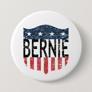 BERNIE stars and stripes Button