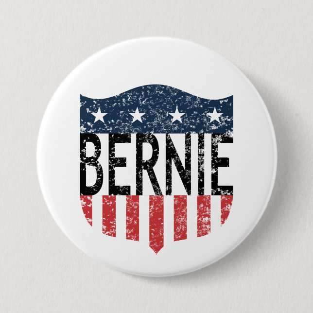BERNIE stars and stripes Button (Front)
