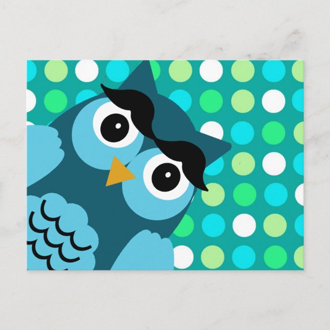 Bernie the Owl Postcard (Front)