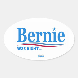 Bernie Was Right indoor sticker