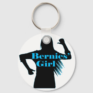Bernies Girl Bernie Sanders Keychain