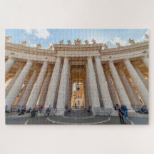 Bernini colonnade, St. Peter square, Rome, Italy