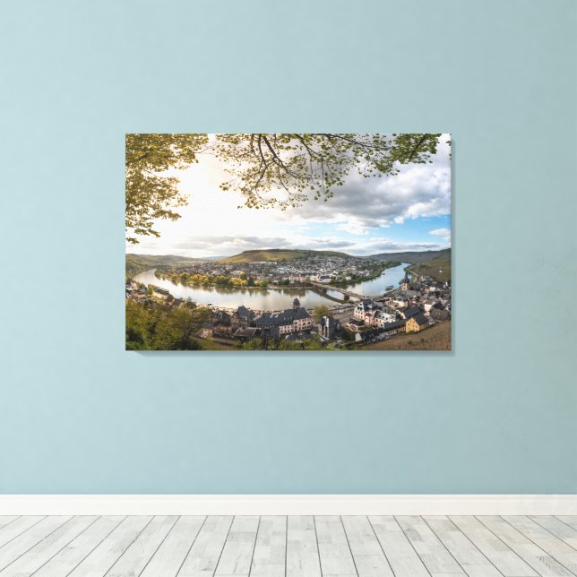 Bernkastel-Kues Canvas Print (Insitu(Wood Floor))