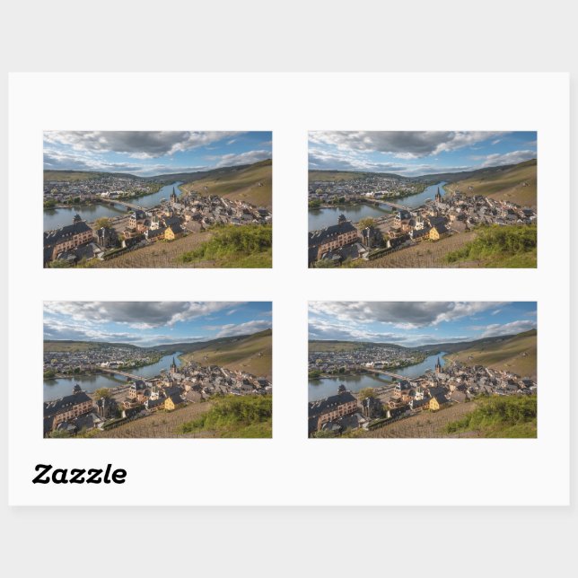 Bernkastel-Kues Germany Rectangular Sticker (Sheet)
