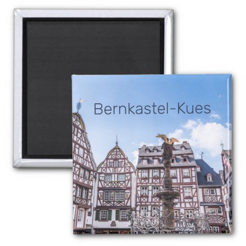 Bernkastel_Kues Historic Facades Germany Souvenir Magnet
