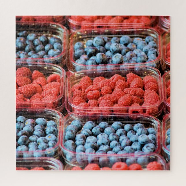 Berries, Berries, and More Berries - 20x20 -676 pc Jigsaw Puzzle (Vertical)