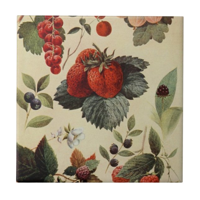 BERRIES BERRIES ceramic tile (Front)