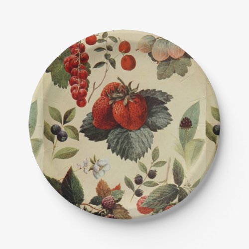 BERRIES BERRIES paper plate