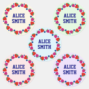 Berries Clothing Circle Labels for the girls