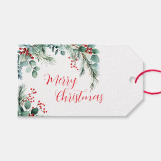 Berries & Eucalyptus Christmas Gift Tags