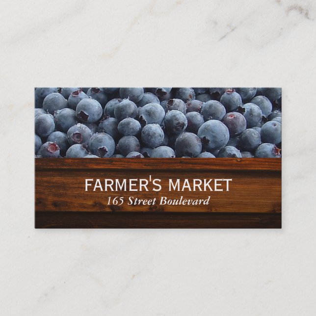 Berries / Farmer Markets Business Card (Front)
