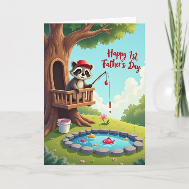 Berries Floral Fathers Day Card (Front)