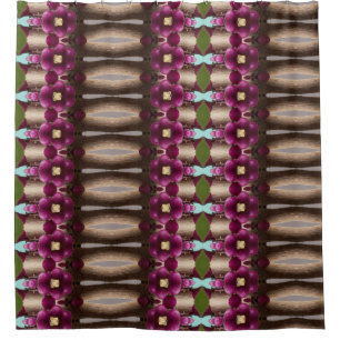 Berries Ikat 4 Shower Curtain