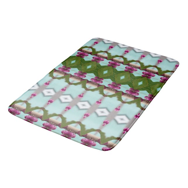 Berries Ikat 6 Bath Mat (Angled)