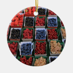 Berries in boxes Christmas ornament