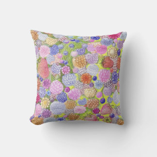 Berries In Colored Pencil American Mojo Pillow