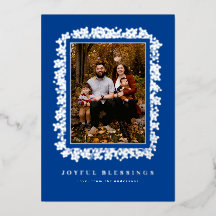 BERRIES IN FOIL FORMING FRAME OF PHOTOCARD