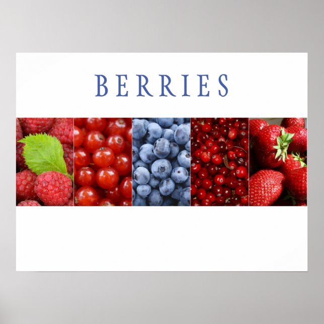 Berries Kitchen Art Poster (Front)