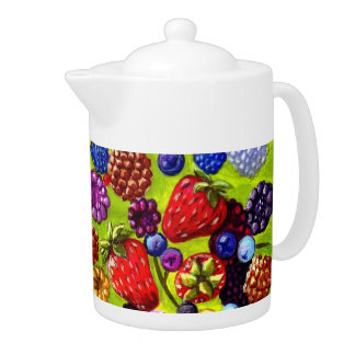 berries medium teapot