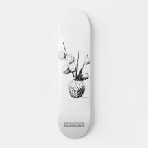 LOOM TOKYO Leather Skateboard Black-