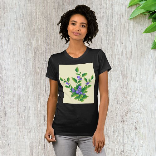 Berries On A Plant Womens T_Shirt