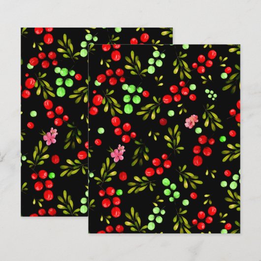 Berries Pattern (Front/Back)