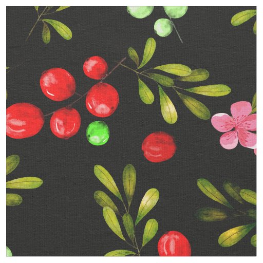 Berries Pattern 1 Fabric