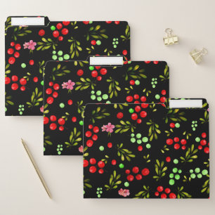 Berries Pattern File Folder